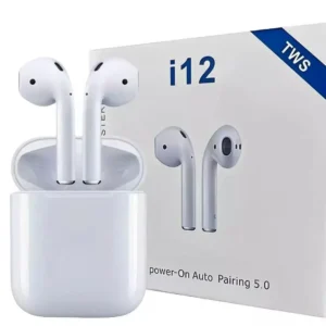 Fone i12 TWS – V5.0 – Branco