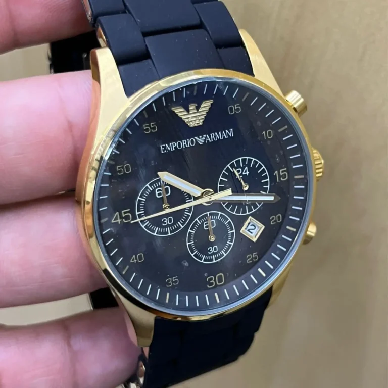 Emporio-Armani-Ar5905-Unissex-Linha-Premium-AAA-100-Funcional-A-prova-Dagua-Dourado-com-Branco