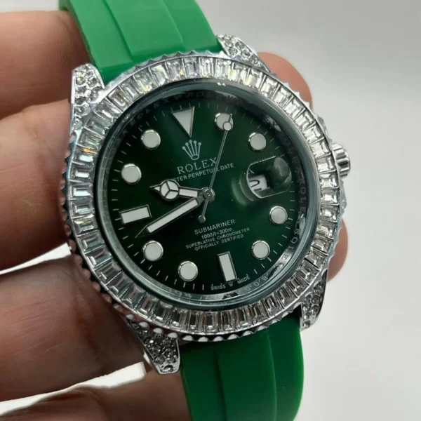 Rolex Submariner Prime Itália – Quartz Dourado e Preto - Imagem 4