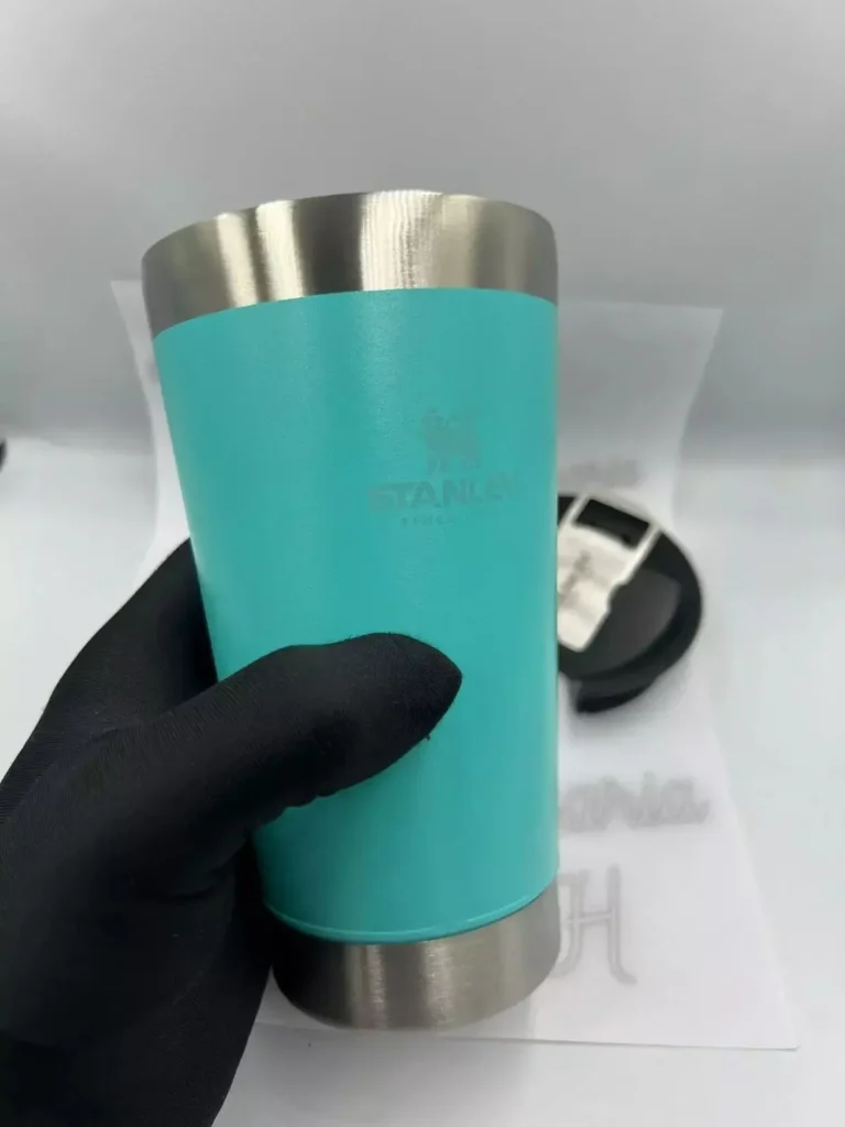 copo inox stanley 473ml - azul turqueza