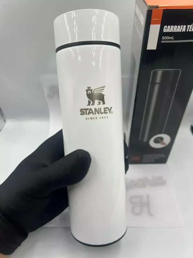 garrafa termica stanley 500ml - branca