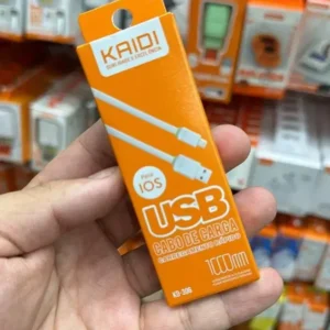 Cabo USB IOS super resistente 1 Metro Branco - Branco