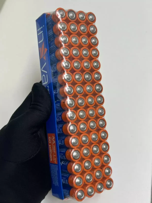 Pilha AA - Pacote com 60 pilhas - 15 kits de 4 unidades - Imagem 2