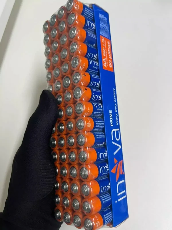 Pilha AA - Pacote com 60 pilhas - 15 kits de 4 unidades - Imagem 3